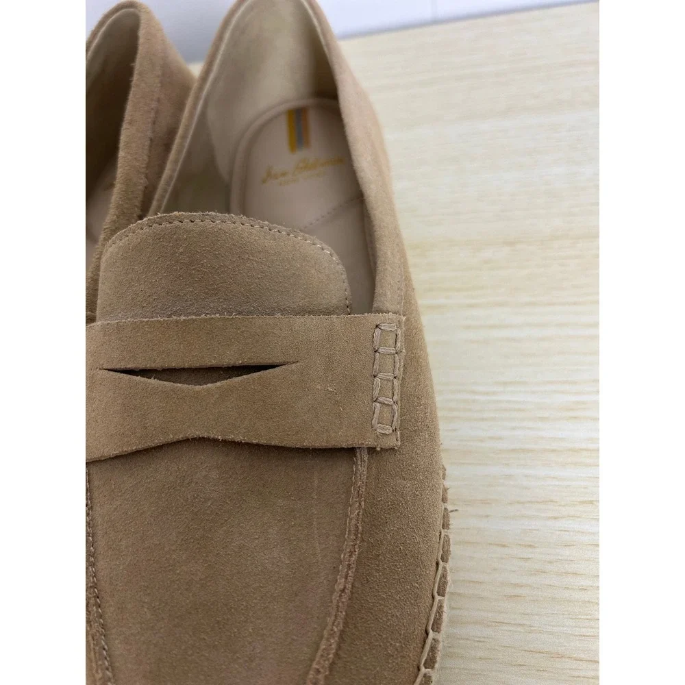Sam Edelman Shoes Women's 9 Kai Espadrille Flat Loafer Suade taupe tan‎ - Picture 9 of 9
